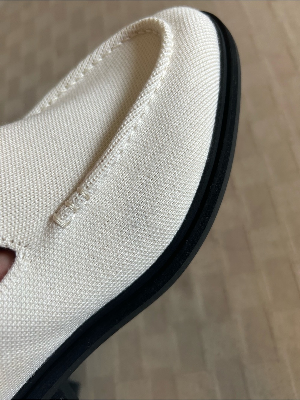 Rothy’s Merino Wool Blend The Lug Loafers in Ivory - Picture 15 of 15